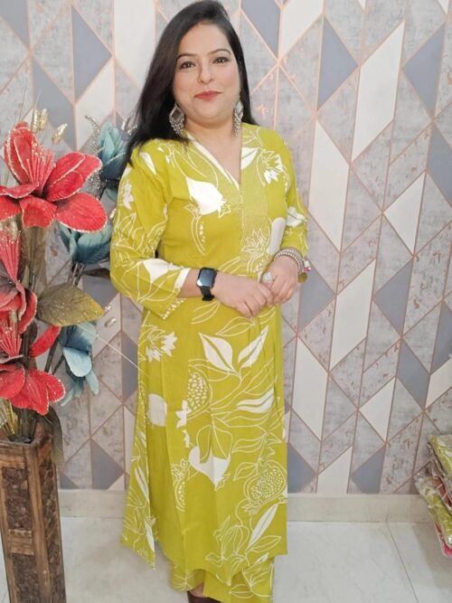 Designer Cotton Reyon Coord Set